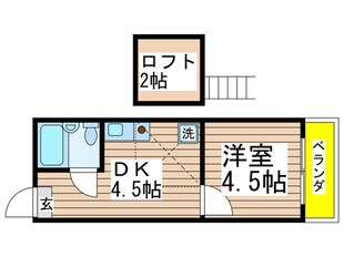 スカイメゾン東船橋の物件間取画像